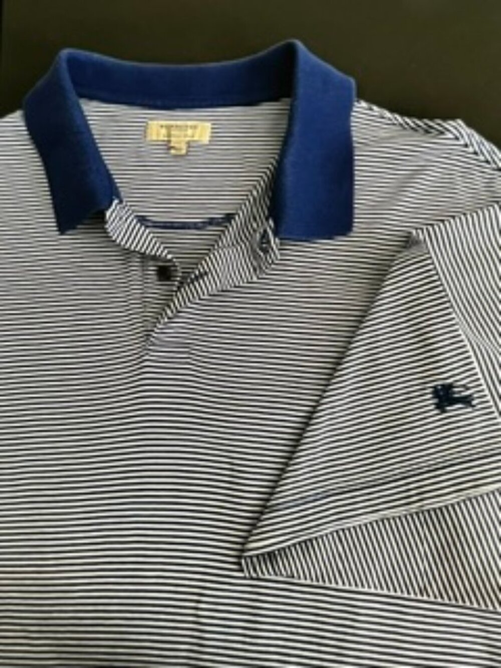 Burberry London Classic Golf Shirt (Men’s XL ), Made in Italy
